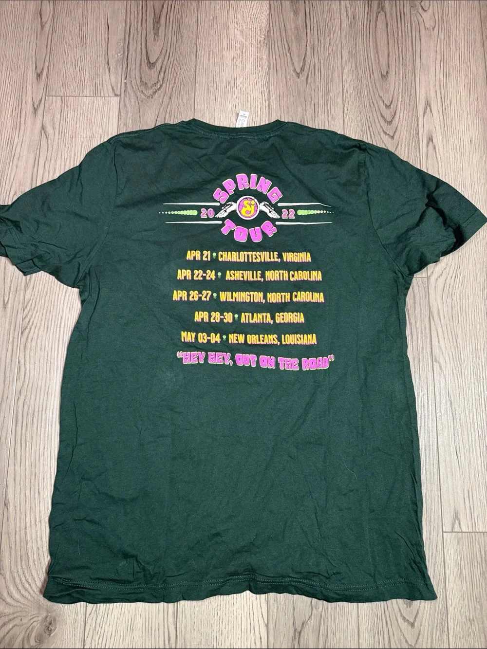 String Cheese Incident Spring Tour 2022 T-shirt XL Green
